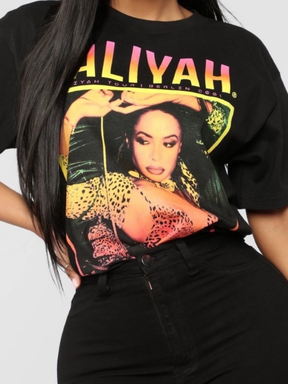Fashion Nova Aaliyah Short Sleeve Tunic Top
